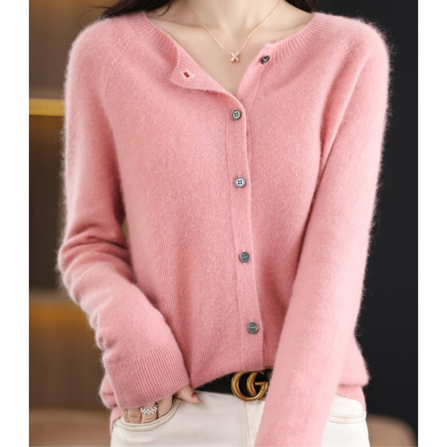AVA JOLENE | BUTTON-FRONT CARDIGAN FOR WOMEN