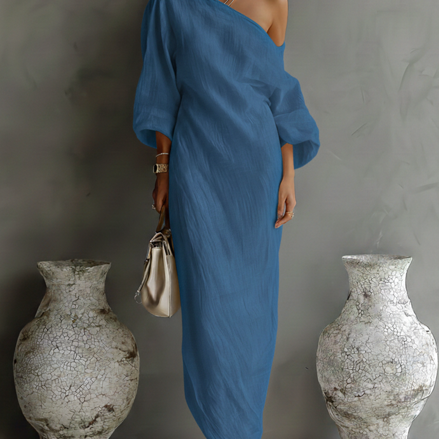 AVA JOLENE | ONE-SHOULDER MAXI DRESS FOR WOMEN
