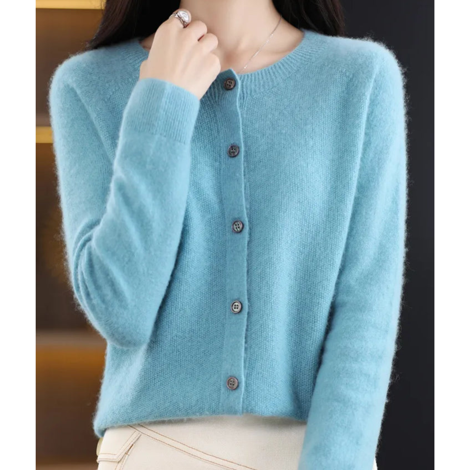 AVA JOLENE | BUTTON-FRONT CARDIGAN FOR WOMEN