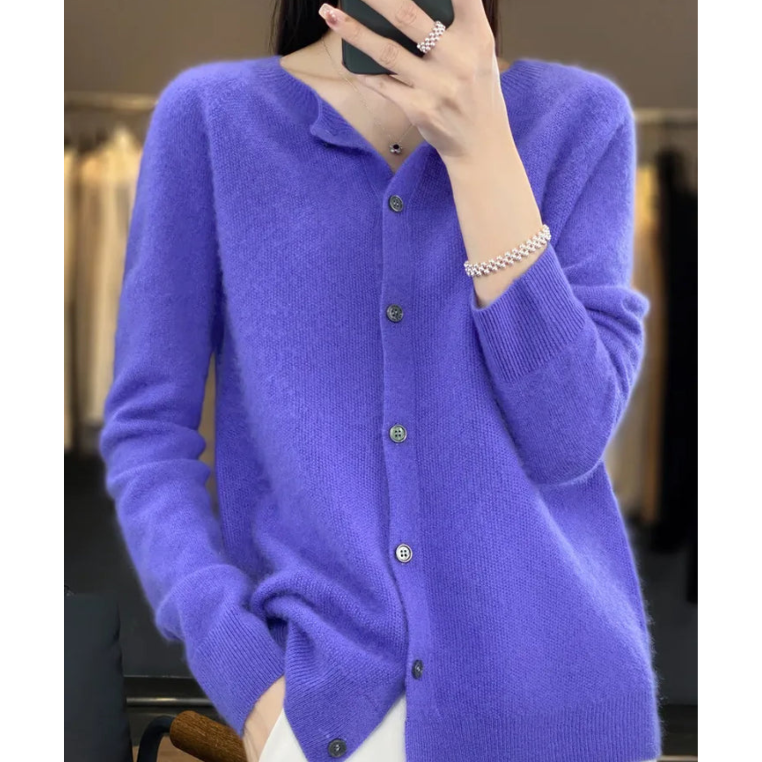 AVA JOLENE | BUTTON-FRONT CARDIGAN FOR WOMEN