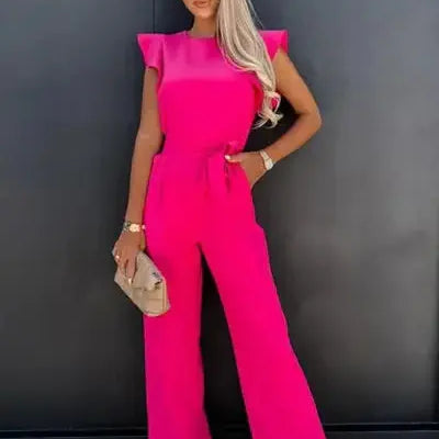 AVA JOLENE | BELTED JUMPSUIT FOR WOMEN