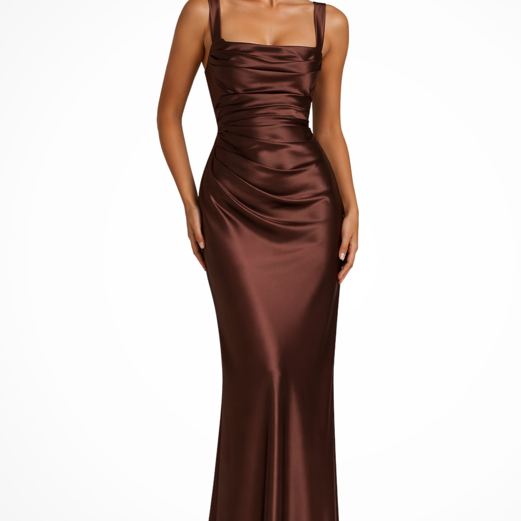 AVA JOLENE | SQUARE NECK MAXI DRESS FOR WOMEN