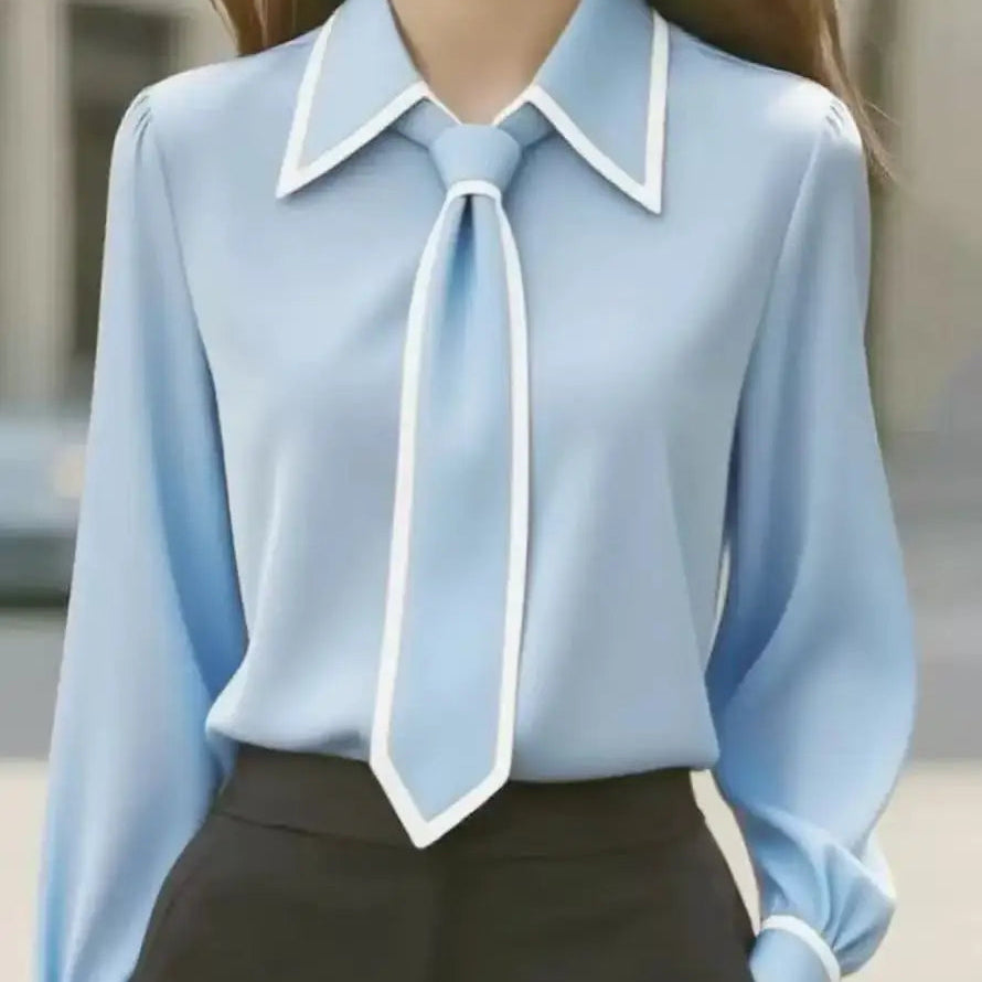 AVA JOLENE | CONTRAST BLOUSE FOR WOMEN