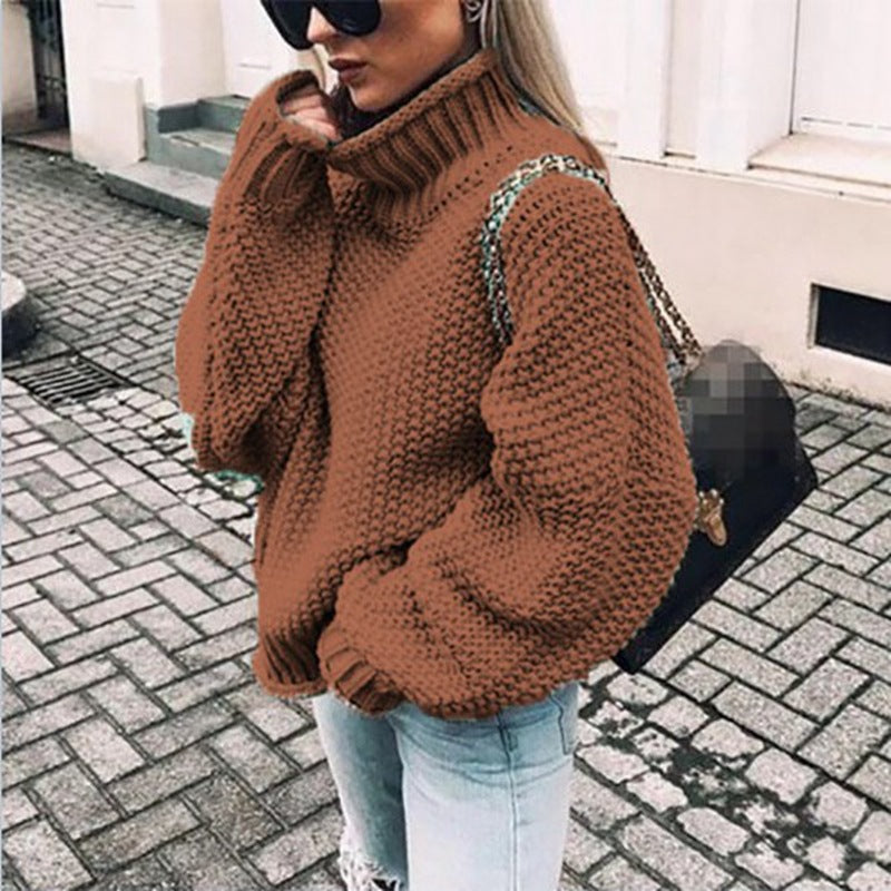 AVA JOLENE | CHUNKY KNIT TURTLENECK JUMPER FOR WOMEN