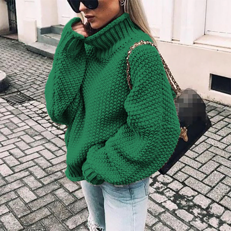 AVA JOLENE | CHUNKY KNIT TURTLENECK JUMPER FOR WOMEN
