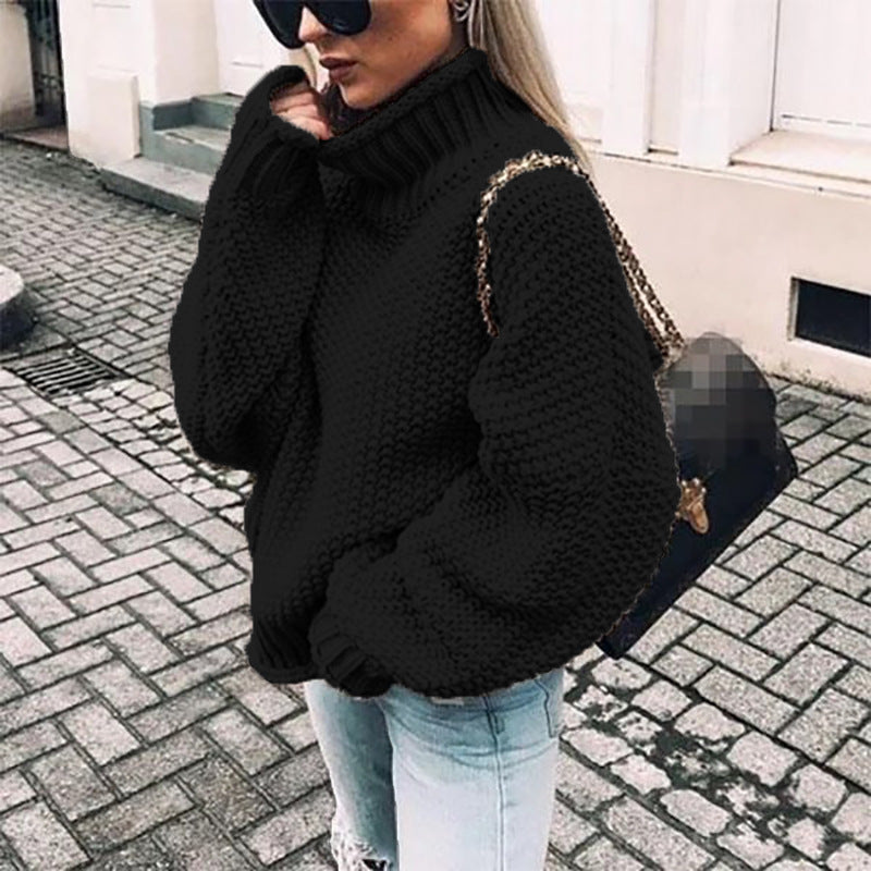 AVA JOLENE | CHUNKY KNIT TURTLENECK JUMPER FOR WOMEN