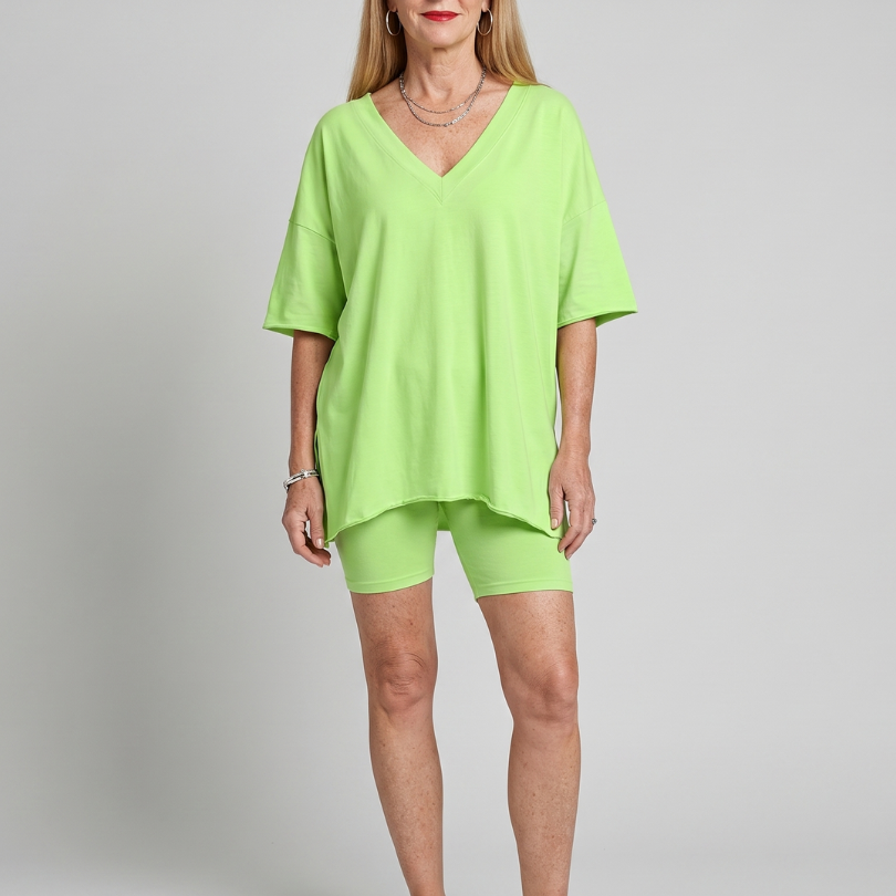 AVA JOLENE | V-Neck Two Piece Shorts Set For Women