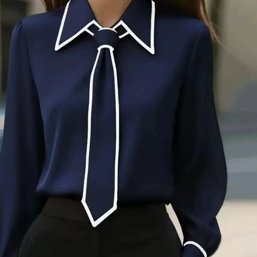 AVA JOLENE | CONTRAST BLOUSE FOR WOMEN
