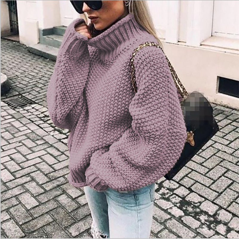 AVA JOLENE | CHUNKY KNIT TURTLENECK JUMPER FOR WOMEN