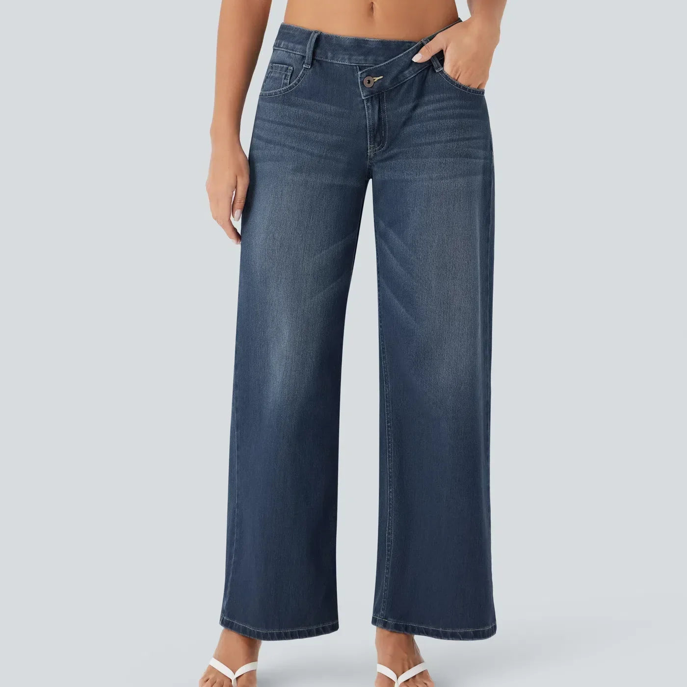 AVA JOLENE | Relaxed High Waist Trousers For Women