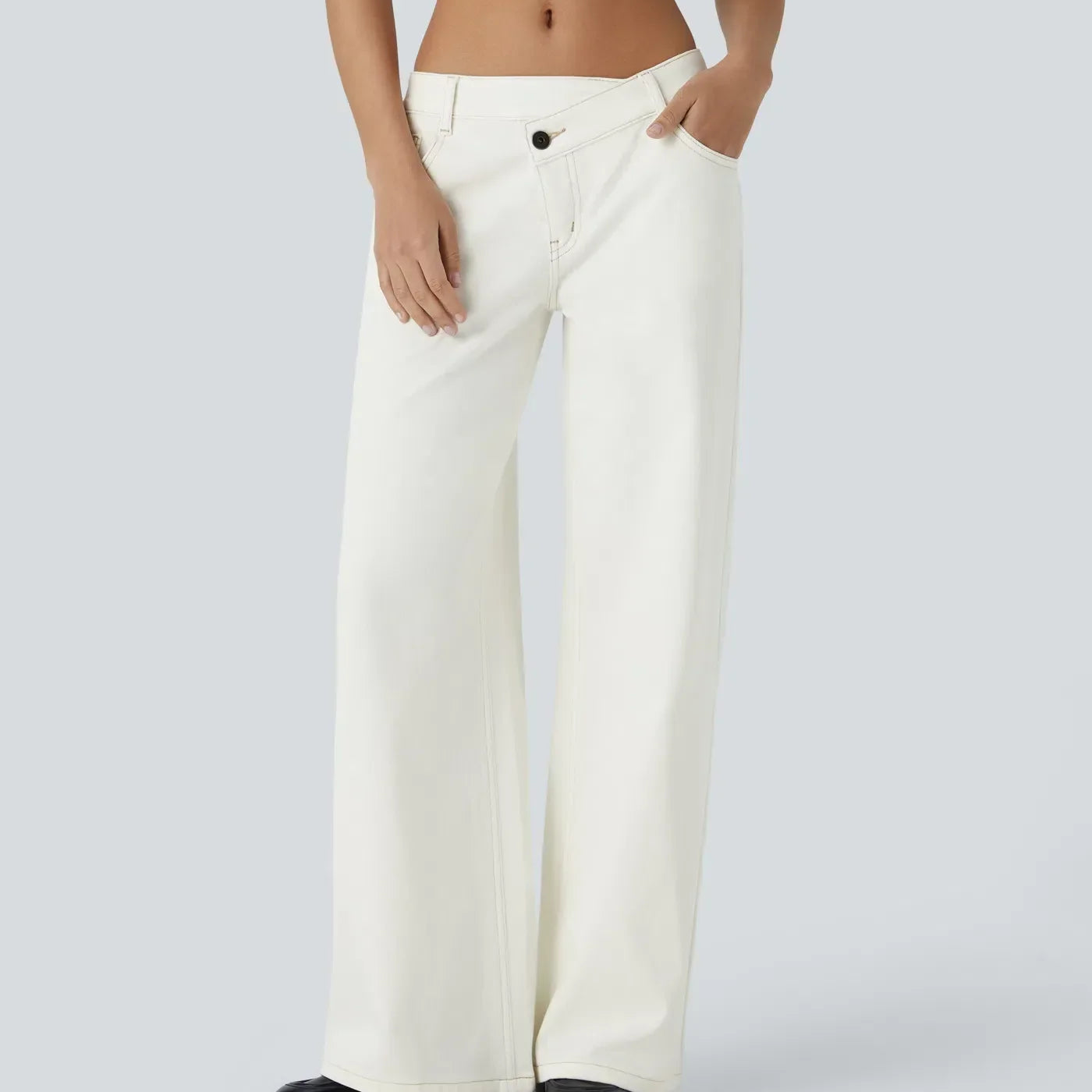 AVA JOLENE | Relaxed High Waist Trousers For Women