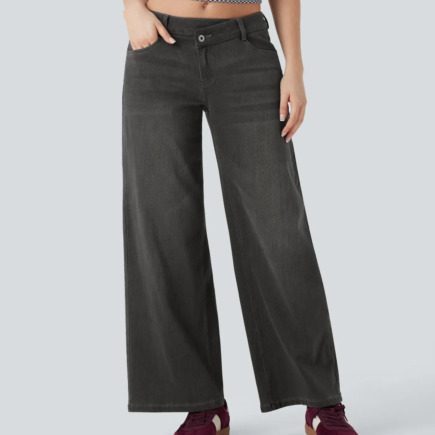 AVA JOLENE | Relaxed High Waist Trousers For Women