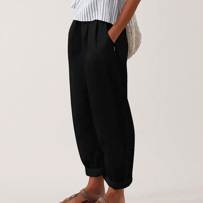 AVA JOLENE | LINEN-COTTON TROUSERS FOR WOMEN