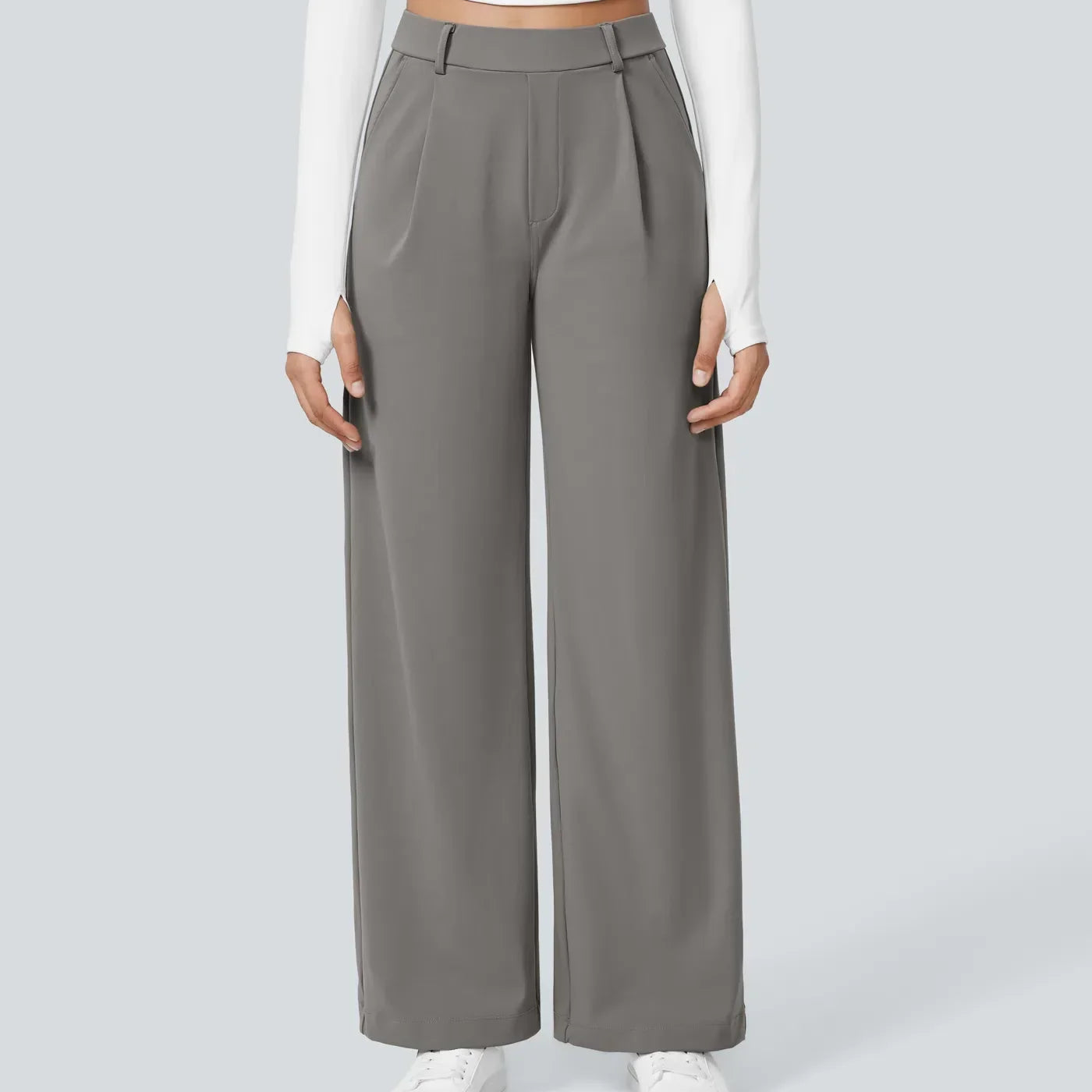 AVA JOLENE | High Waist Relaxed Trousers For Women