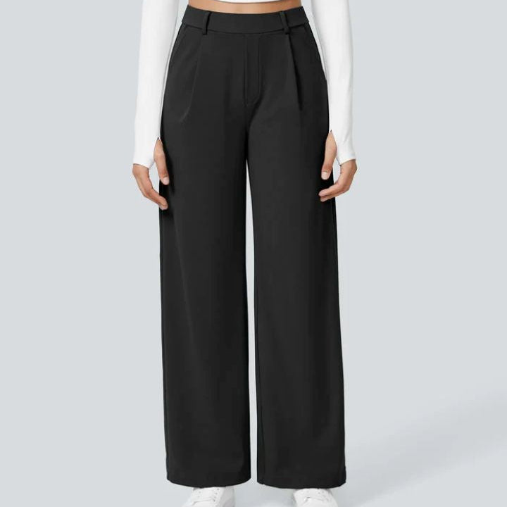 AVA JOLENE | High Waist Relaxed Trousers For Women