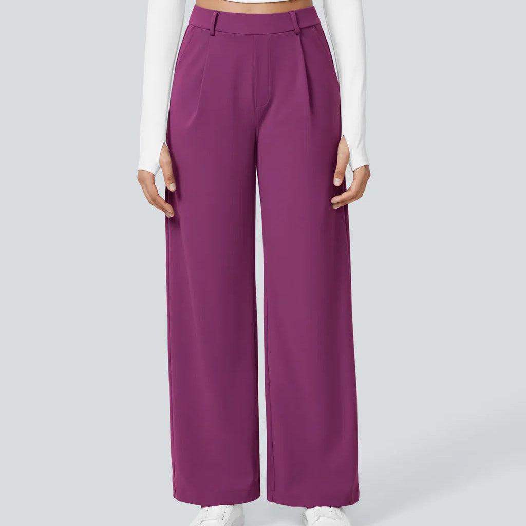 AVA JOLENE | High Waist Relaxed Trousers For Women