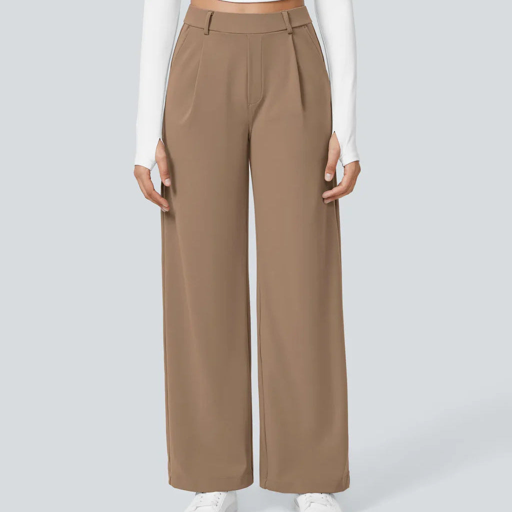 AVA JOLENE | High Waist Relaxed Trousers For Women
