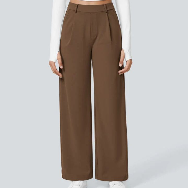 AVA JOLENE | High Waist Relaxed Trousers For Women