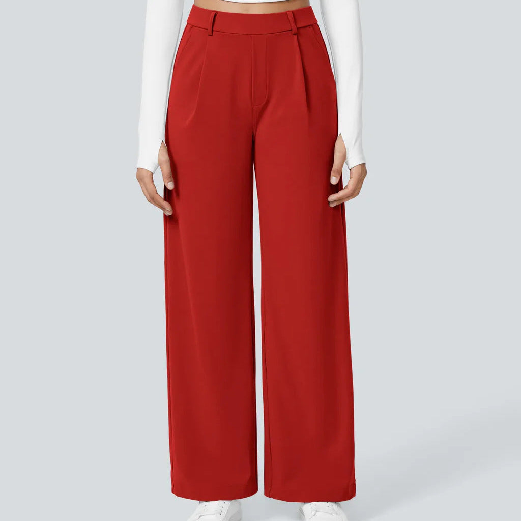 AVA JOLENE | High Waist Relaxed Trousers For Women