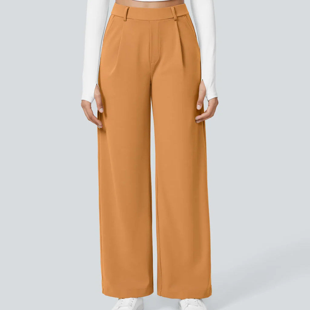 AVA JOLENE | High Waist Relaxed Trousers For Women