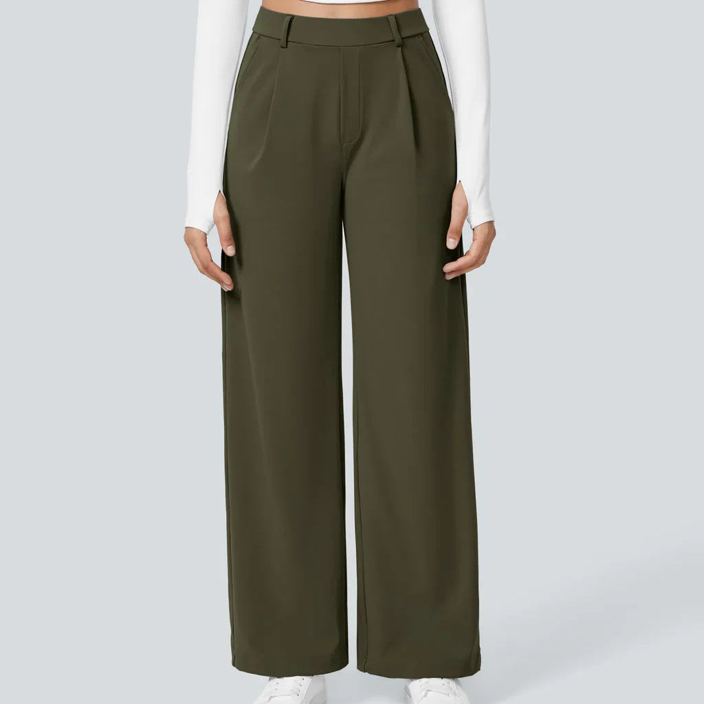 AVA JOLENE | High Waist Relaxed Trousers For Women