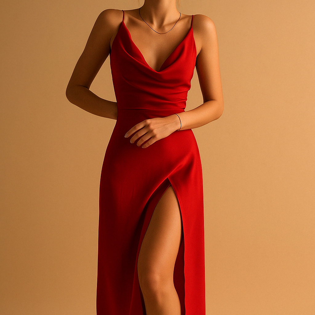 AVA JOLENE | V NECK MAXI DRESS FOR WOMEN