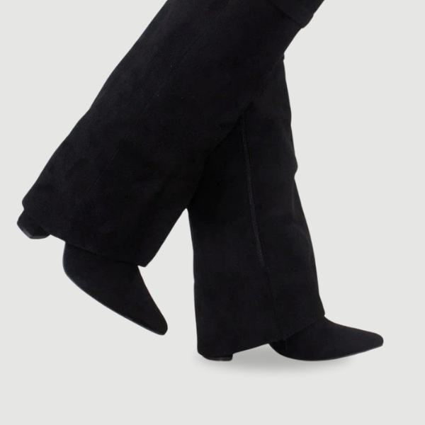 AVA JOLENE | WIDE FLARE KNEE-HIGH BOOTS FOR WOMEN