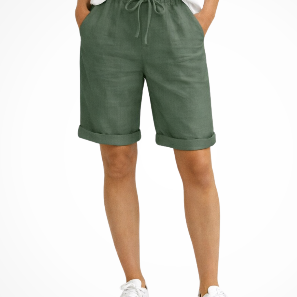AVA JOLENE | LINEN CAPRI PANTS FOR WOMEN