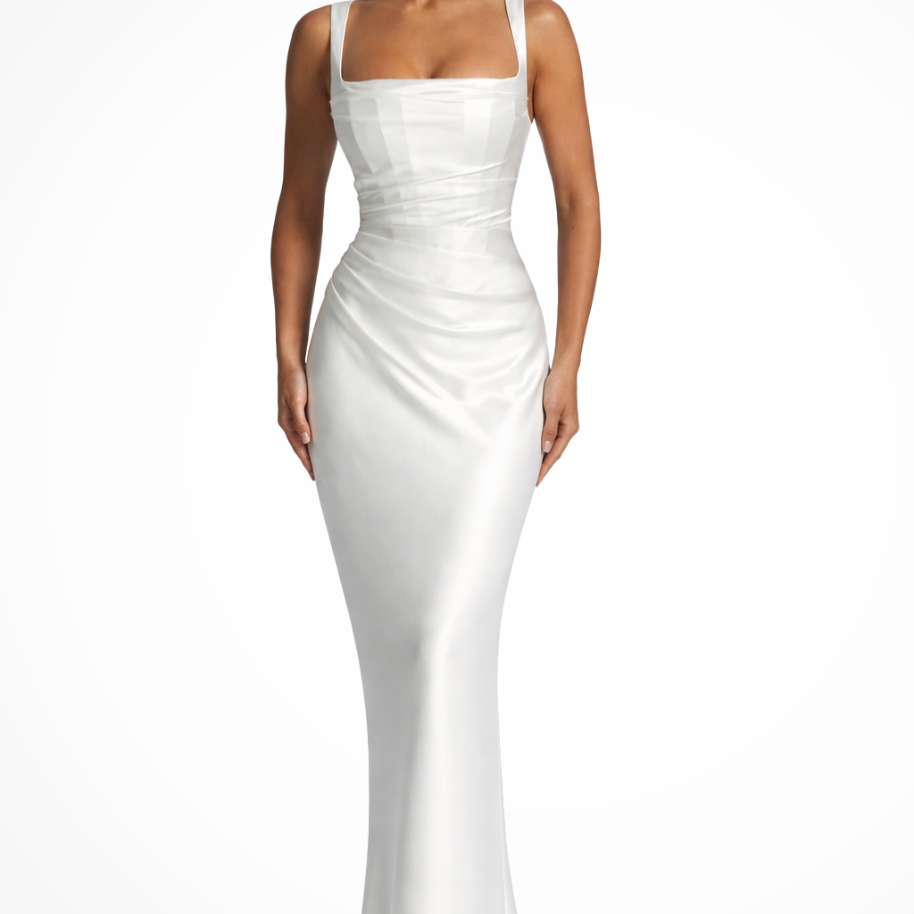 AVA JOLENE | SQUARE NECK MAXI DRESS FOR WOMEN