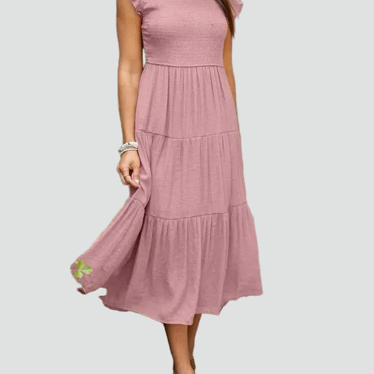 AVA JOLENE | TIERED MIDI DRESS FOR WOMEN