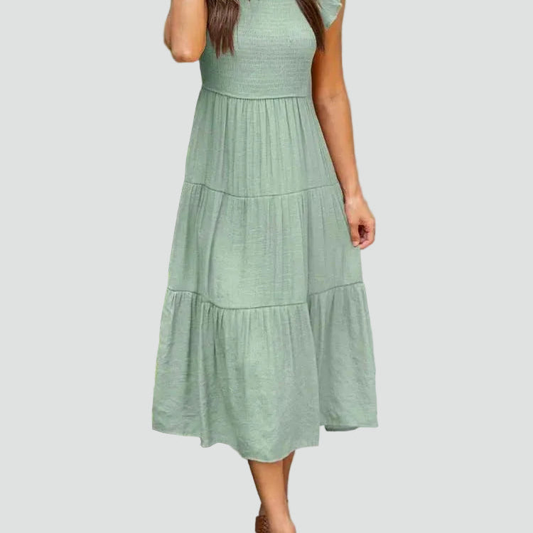AVA JOLENE | TIERED MIDI DRESS FOR WOMEN