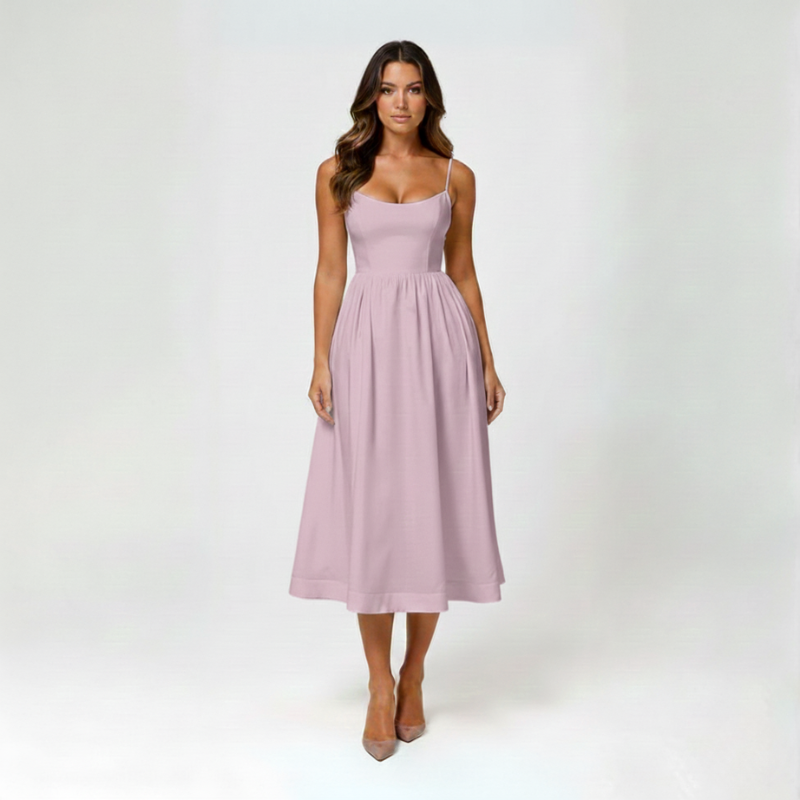 AVA JOLENE | FLOWING MIDI DRESS FOR WOMEN