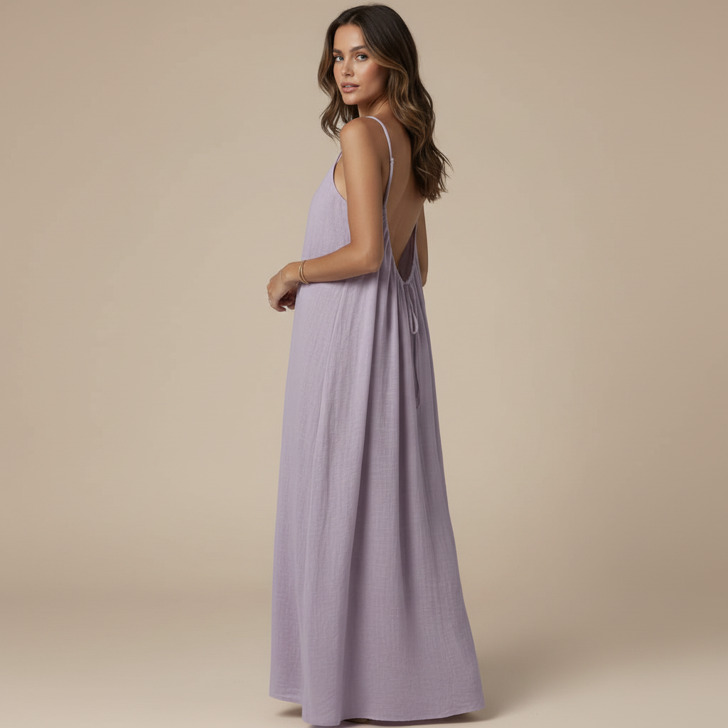 AVA JOLENE | LOOSE FIT SPAGHETTI STRAP SUMMER DRESS FOR WOMEN