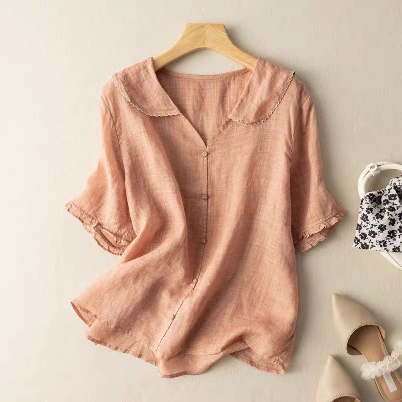AVA JOLENE | SCALLOPED COLLAR BLOUSE FOR WOMEN