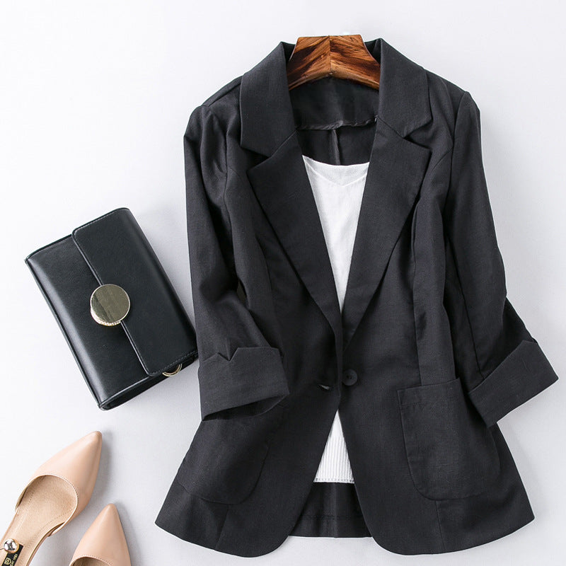 AVA JOLENE | LINEN BLAZER FOR WOMEN