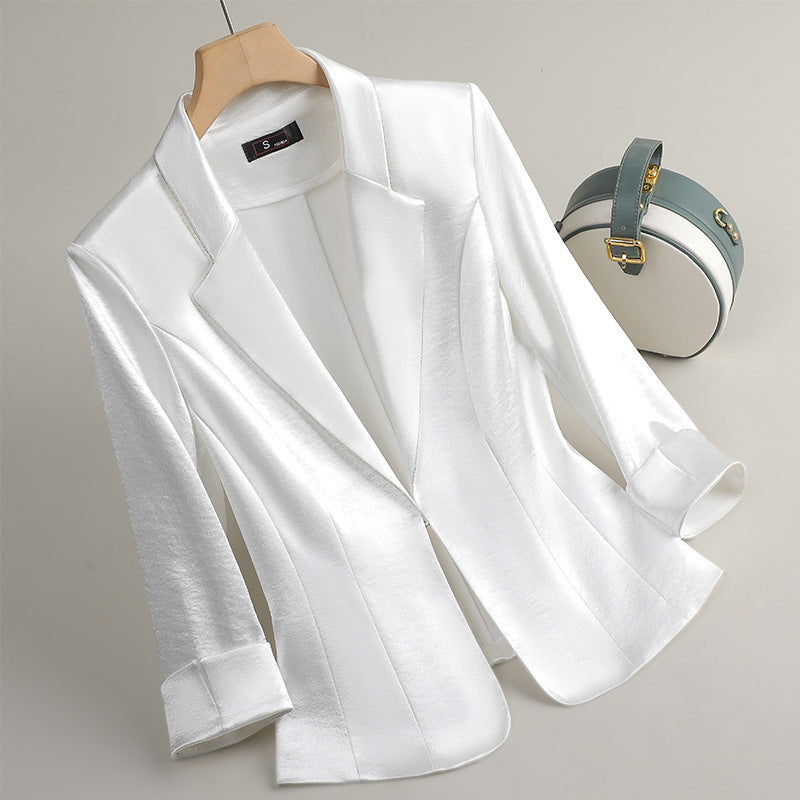 AVA JOLENE | SATIN BLAZER FOR WOMEN