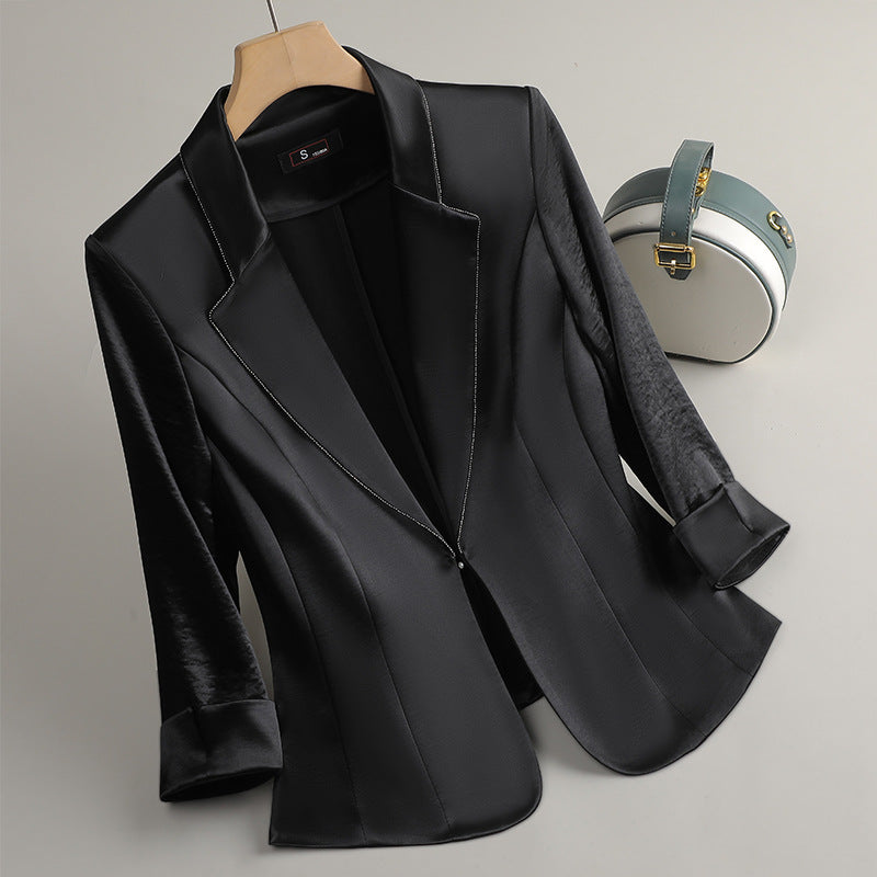 AVA JOLENE | SATIN BLAZER FOR WOMEN