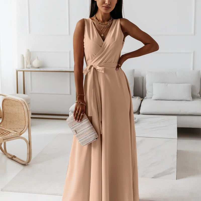 AVA JOLENE | ADJUSTABLE WRAP MAXI DRESS FOR WOMEN