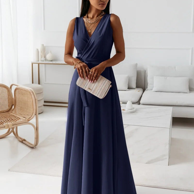 AVA JOLENE | ADJUSTABLE WRAP MAXI DRESS FOR WOMEN