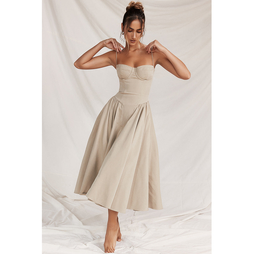 AVA JOLENE | CORSET MIDI DRESS FOR WOMEN