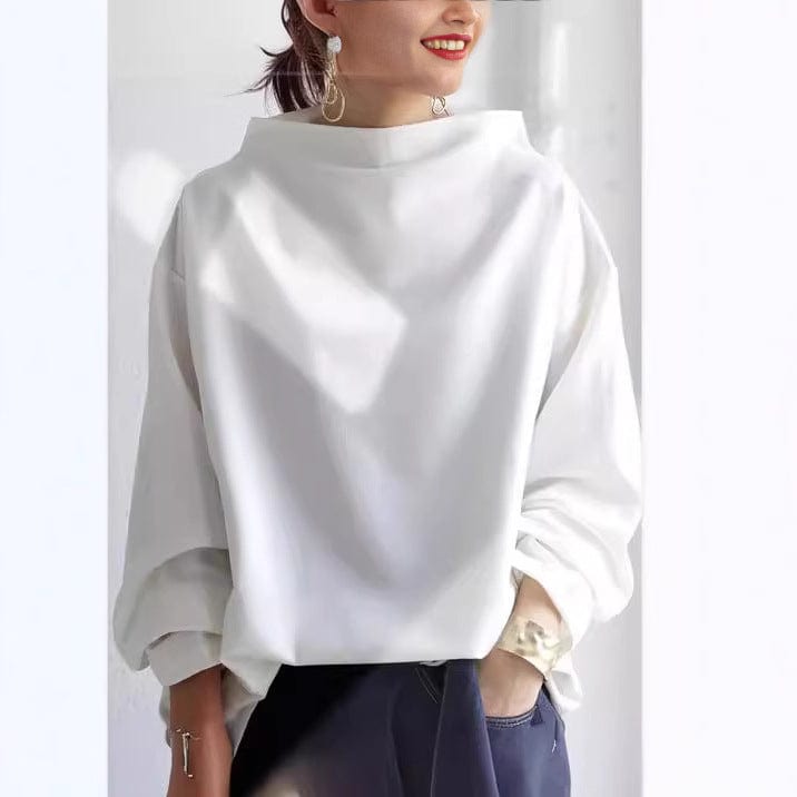 AVA JOLENE | HIGH NECK KNIT TOP FOR WOMEN
