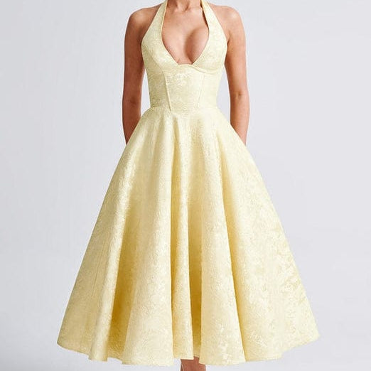 AVA JOLENE | SLEEVELESS A-LINE MIDI DRESS FOR WOMEN