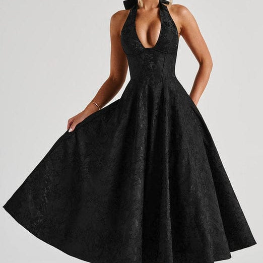 AVA JOLENE | SLEEVELESS A-LINE MIDI DRESS FOR WOMEN