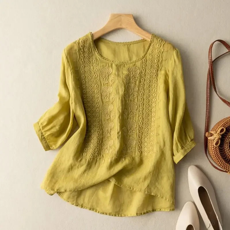 AVA JOLENE | EMBROIDERED BLOUSE FOR WOMEN
