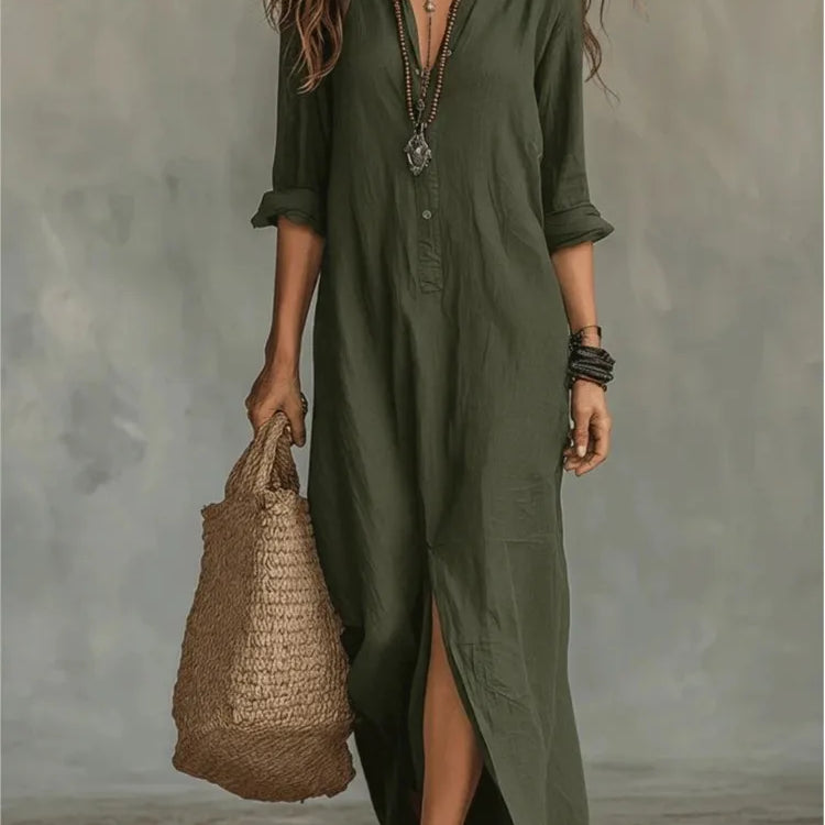 AVA JOLENE | COTTON MAXI DRESS FOR WOMEN
