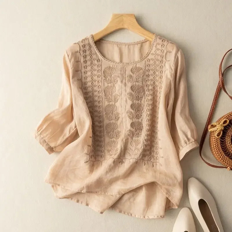AVA JOLENE | EMBROIDERED BLOUSE FOR WOMEN