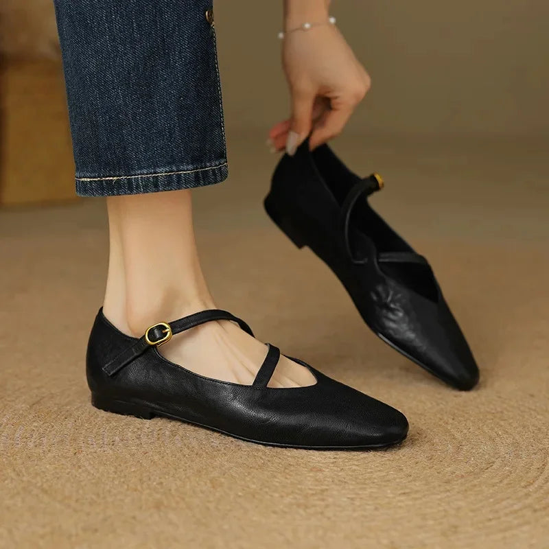 AVA JOLENE | STRAP FLATS FOR WOMEN