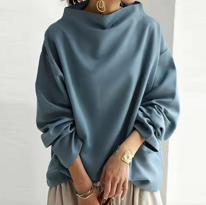AVA JOLENE | HIGH NECK KNIT TOP FOR WOMEN