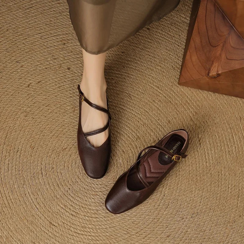 AVA JOLENE | STRAP FLATS FOR WOMEN