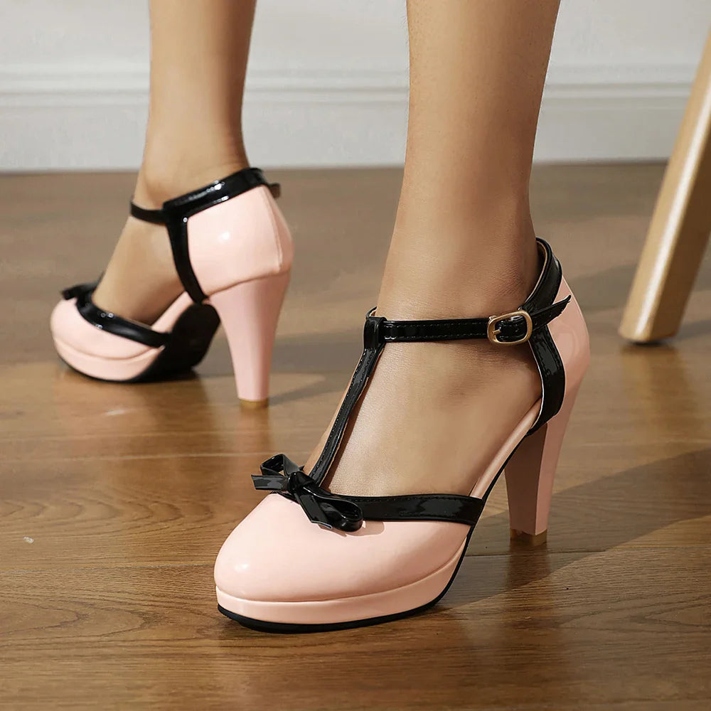 AVA JOLENE | T-STRAP HEELS FOR WOMEN
